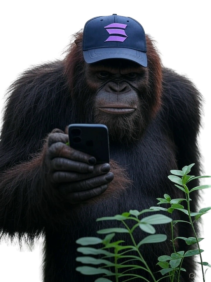 Bigfoot with Solana cap